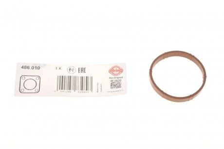 Прокладка колектора з незатверділої вулканізованої гуми ELRING 486.010