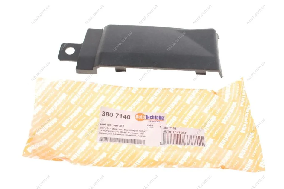 Накладка бампера (заднього) VW Crafter 06-16 (L) AUTOTECHTEILE 380 7140 (фото 1)