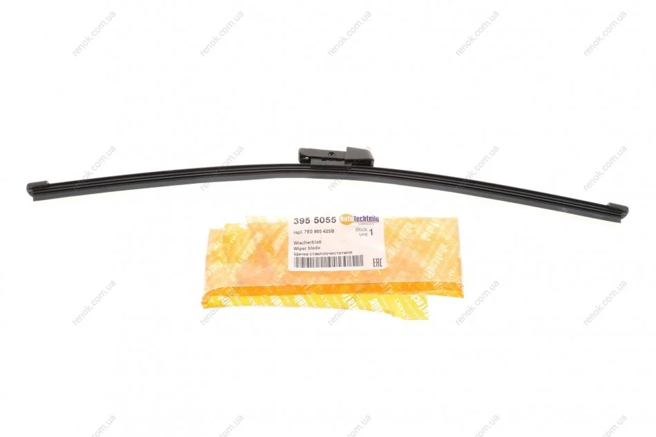 Щітка склоочисника (задня) (400mm) VW Caddy/T5 03-15/Fiat Doblo 09-/Skoda Fabia/Octavia 07- AUTOTECHTEILE 395 5055 (фото 1)