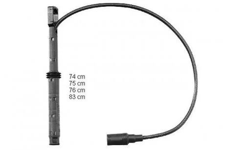 Дроти високовольтні VW Golf IV 1,8 Bora 1,8 SKODA Octavia 1,8 SEAT Leon 1,8 Toledo 1,8. CHAMPION CLS140