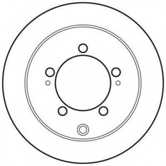 MITSUBISHI Гальмівний диск задн.Airtrek,Lancer VII,Outlander 03- Jurid 562781JC