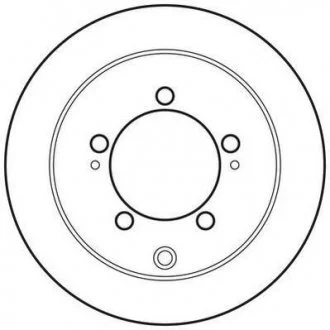 MITSUBISHI Гальмівний диск задн.Airtrek,Lancer VII,Outlander 03- Jurid 562781JC