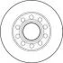 VW Диск тормозной задний 245mm Audi 80,A4 00-,Seat Exeo 08- Jurid 562192JC (фото 1)