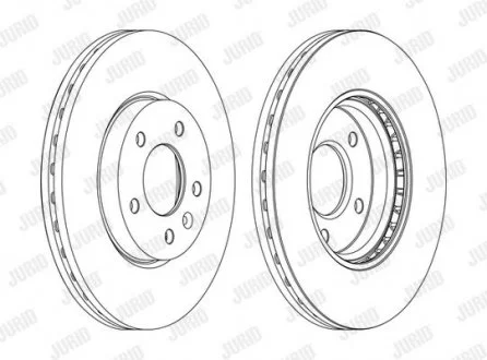 CHEVROLET Диск тормозной передн.Cruze 1.6 09-,Opel Astra j Jurid 562631JC-1