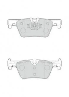 Гальмівні колодки зад. BMW 1 (F20)/3 (F30/F31/F80) 11-19 (Bosch) Jurid 573401J