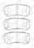 Гальмівні колодки задн. Kia Ceed, Rio, Hyundai Accent Jurid 573757J (фото 1)