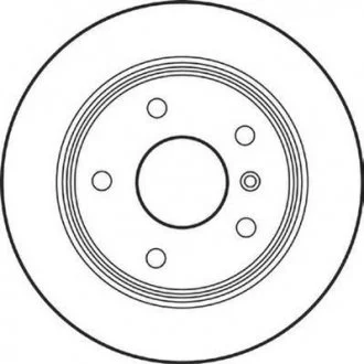 DB Диск гальмівний задн.Vaneo 01-,W168 97- Jurid 562149JC