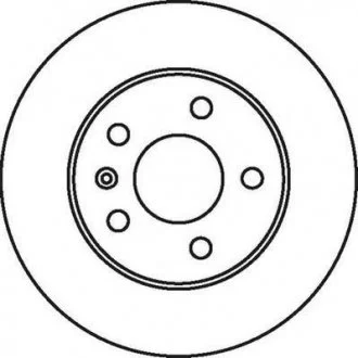 OPEL Диск гальмівний задн.Astra G/H,Zafira Jurid 562072JC
