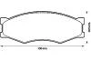 NISSAN Гальмівні колодки передні Bluebird Jurid 572312J (фото 1)