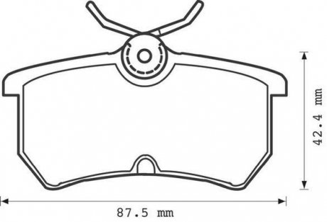 FORD Гальмівні колодки задн. Focus 98- Jurid 571998J