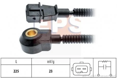 HYUNDAI Датчик детонации Accent II,Coupe,Elantra,Getz,Matrix,Kia Cerato 1.4/2.0 98- EPS 1.957.204