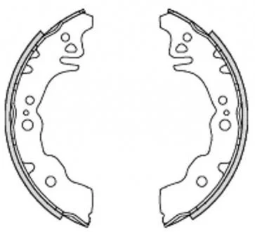 SUBARU Колодки гальмівні барабанні задн. JUSTY IV 1.0 (M300) 07-, DAIHATSU MATERIA (M4_) 1.5 ECO 4WD 06- REMSA 4230.00