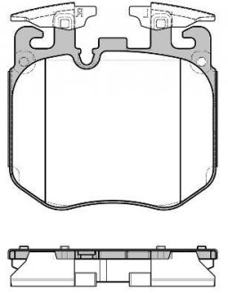 BMW Колодки гальмівні передні 3 G21/81,5 G30,6,7 G11,8,X3 G01,x4 G02,X5 G05,X6 G06 REMSA 1690.00