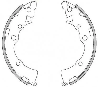 KIA Колодки гальмівні барабанні задн. PICANTO II (TA) 1.2 11-17 REMSA 4271.00