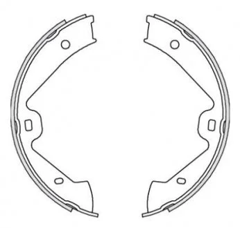 VW Колодки гальмівні барабанні Touareg 10- REMSA 4675.00