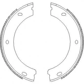 PEUGEOT Колодки гальмівні барабанні 605 REMSA 4652.00