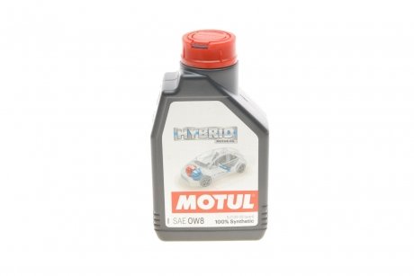 Масло 0W8 Hybrid (1L) (107155) (SAE J 300/ASTM D1298/ASTM D445/D4741/D2270) замена на MOTUL 333401