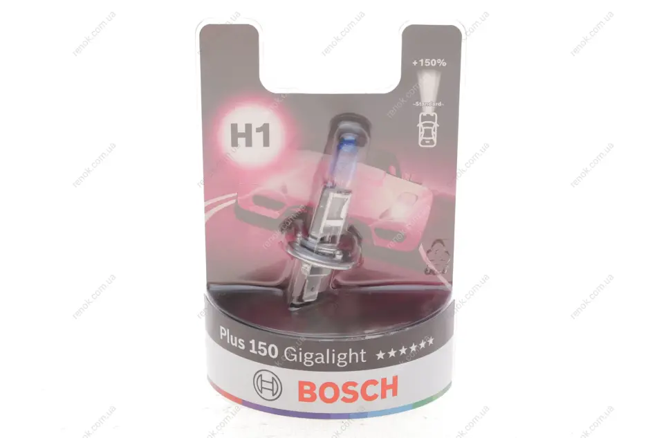 Лампочка H1 (12В, 55Вт, тип гнізда: P14,5S) 1 987 301 135 BOSCH 1987301135 (фото 1)