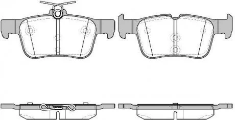 FORD Колодки гальмівні задні Mondeo, Galaxy, S-Max, 14- REMSA 1551.42