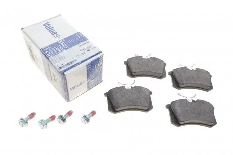 Колодка тормозная дисковая задняя Value+ Megane III (08-) RENAULT 7711946173