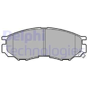 MITSUBISHI гальмівні колодки передн. Space Gear -01 Delphi LP1010