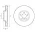 BMW диск гальмівний перед.лів.F10,6,7F 01 10- Delphi BG9155C (фото 1)