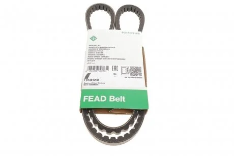 Ремень генератора Toyota Hilux/Land Cruiser 2.4D 88-02/Ford Sierra 2.8 87-88 (13x1200) INA FB 13X1200