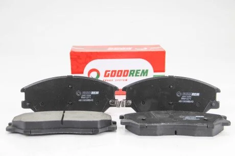 Гальмівні колодки пер. Rexton/Korando/Actyon /Kyron /H100/Santa Fe/Rexton 97- GOODREM RM1271