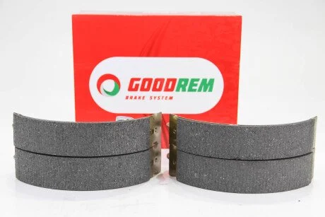 Гальмівні колодки зад. Nissan Micra 03-10/ Note 02-12/ Tiida 07-12 (Lockheed) GOODREM RM1296
