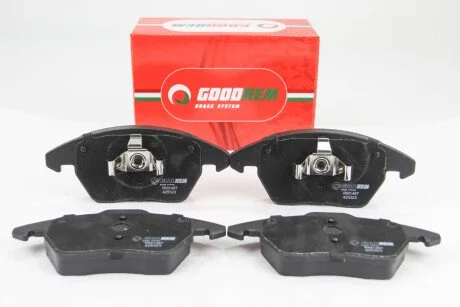 Гальмівні колодки пер. Citroen C4/Peugeot 207/208/307/308/Jetta IV 07- GOODREM RM1497
