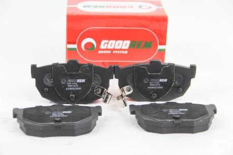 Колодки гальмівні задн. Cerato/Elantra/Lantra/Maxima/Tuscani (85-21) GOODREM RM1470
