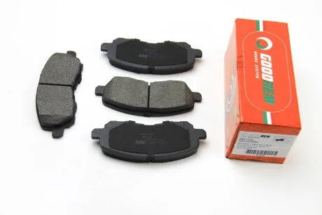 Гальмівні колодки пер. Lancer VIII/Outlander II/Peugeot 4008 08- GOODREM RM1259