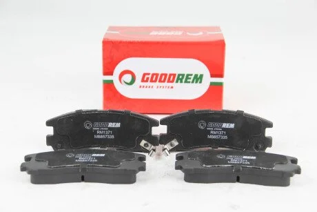 Колодки гальмівні задн. Galant/Pajero 87-12 (107.8*41.1*15.5) GOODREM RM1371