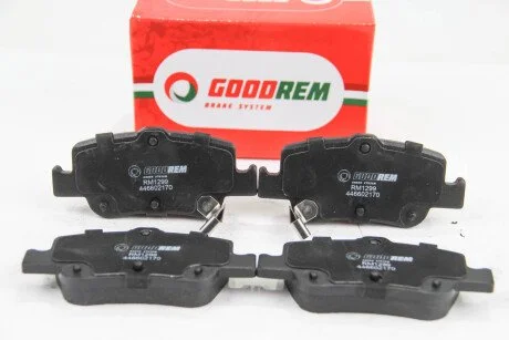 Гальмівні колодки зад. Toyota Auris 07-12/Corolla 13- (bosch) GOODREM RM1299