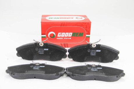 Колодки гальмівні пер. Terrano/Vanette/Serena/Maverick 92-06 GOODREM RM1351