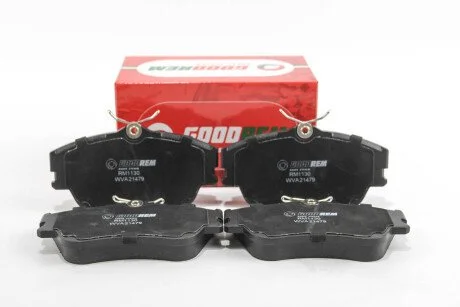 Гальмівні колодки пер. T4 1.9TD/2.4D >99 (R15)(невент.диск) GOODREM RM1130