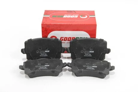 Гальмівні колодки зад. Passat 05-/Sharan 10-/Tiguan 07- GOODREM RM0138