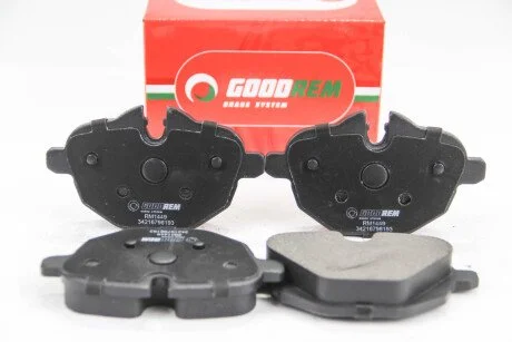 Гальмівні колодки зад. BMW 5 (F10)/X3 (F25) 10- (TRW) GOODREM RM1449