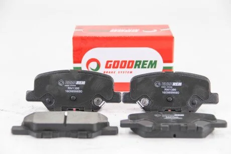 Колодки гальмівні задн. ASX/Outlander/C4/6/4008 12- GOODREM RM1386