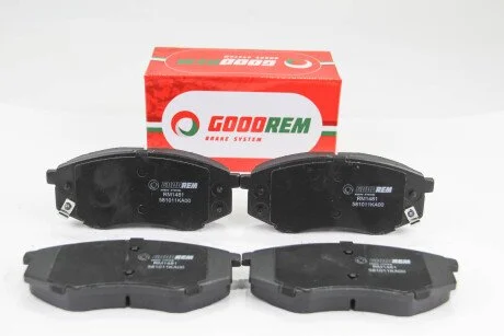 Гальмівні колодки пер. iX20/Sonata/Soul (09-21) GOODREM RM1481