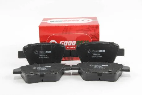Гальмівні колодки зад. Caddy/Jetta 10-/Golf 09-13 GOODREM RM1016