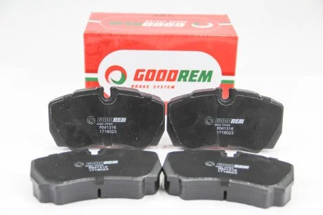 Гальмівні колодки зад. Daily/Transit 06- GOODREM RM1316