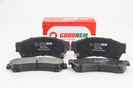 Гальмівні колодки пер. Mazda 6 07-13 GOODREM RM1406