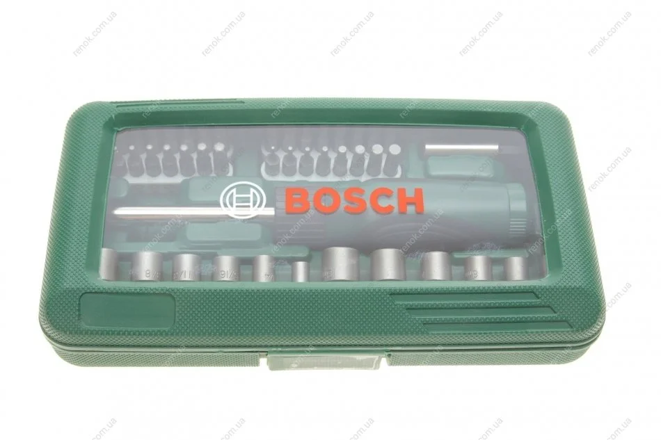 Набор бит Bosch Promo-Line (43шт) + универсальный магнитный держатель BOSCH 2 607 019 504 (фото 1)