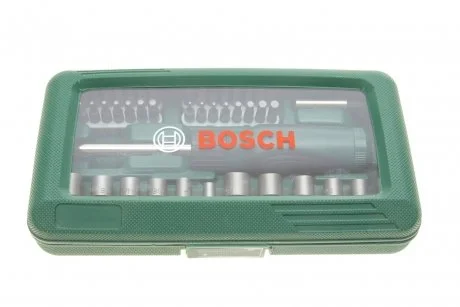 Набор бит Bosch Promo-Line (43шт) + универсальный магнитный держатель BOSCH 2 607 019 504