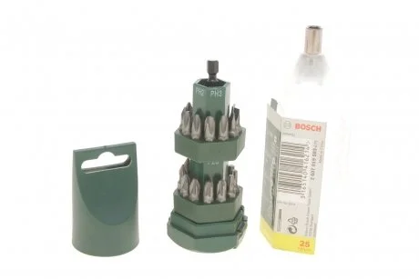 Набор бит Bosch (24шт) + универсальный магнитный держатель BOSCH 2 607 019 503