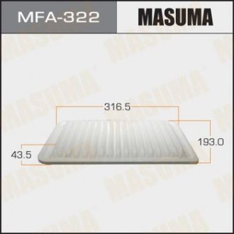 Фильтр воздушный A-199 MASUMA MFA322