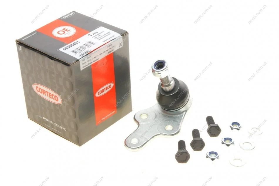 Опора кульова (передня/знизу) Ford C-max 07-10/ Focus 04-12 CORTECO 49398451 (фото 1)