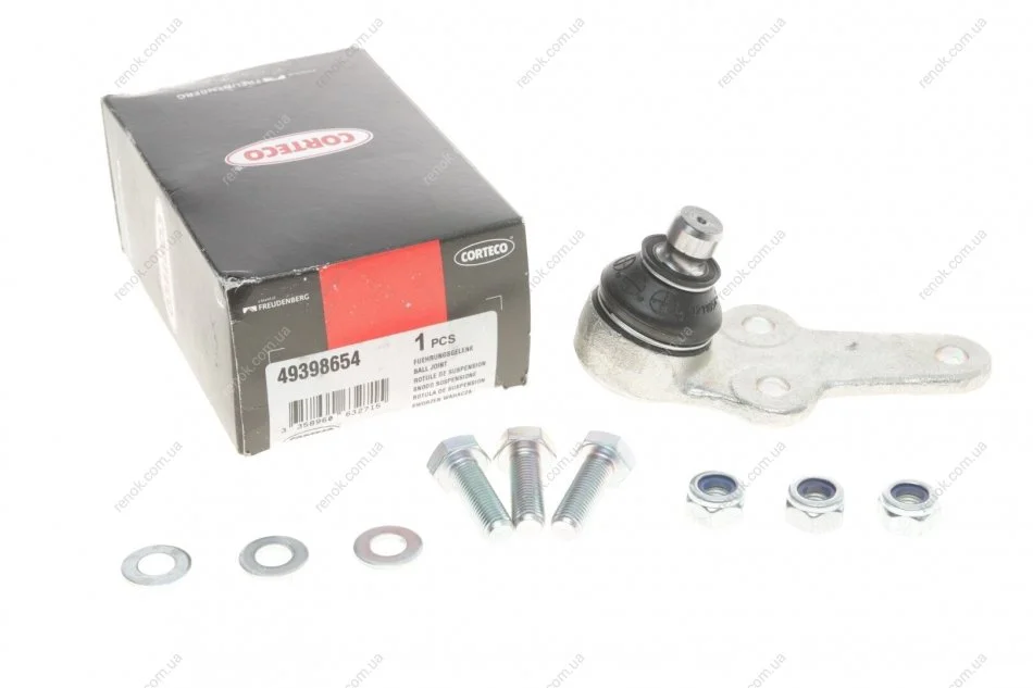 Опора шаровая (передняя/снизу) Ford Focus 98-04 CORTECO 49398654 (фото 1)