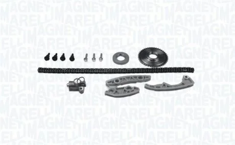 К-т ГРМ (ланцюг+3шт. шестерні + 3шт. направляючі + гідронатягувач + кріплення) Opel vectra B/C 2.2 MAGNETI MARELLI 341500000620